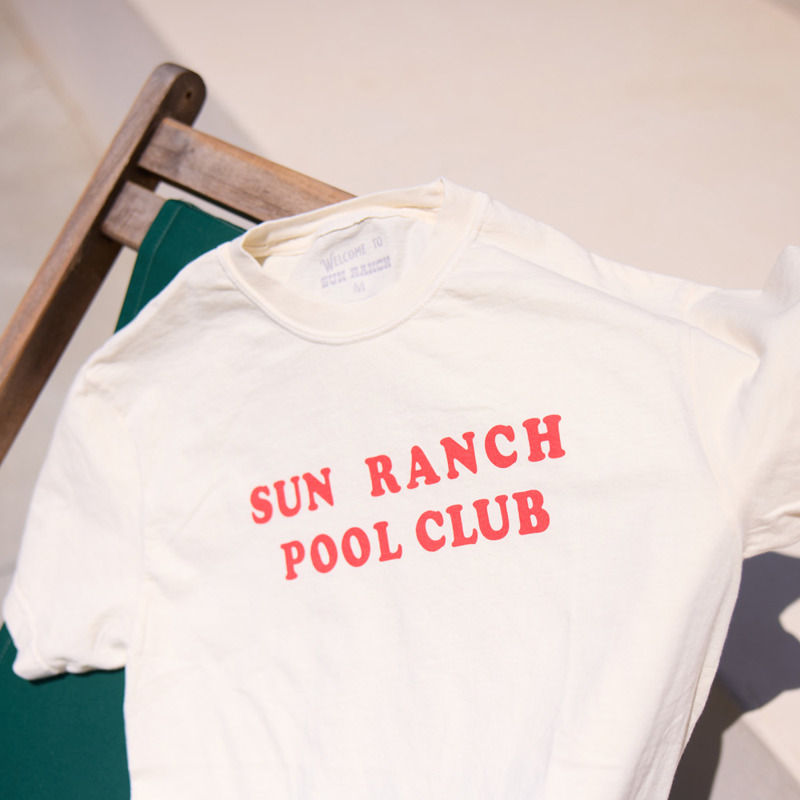 Sun Ranch Pool Club Tee - Red